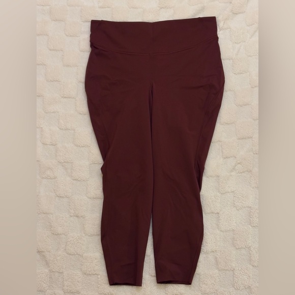 Lululemon Base Pace High-Rise Tight 25" Red Merlot - Picture 3 of 7